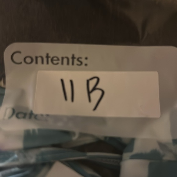 La Porte Blue Purple Checkered string  Bikini Medium NWT SEXY beach Swimwear - Picture 5 of 5